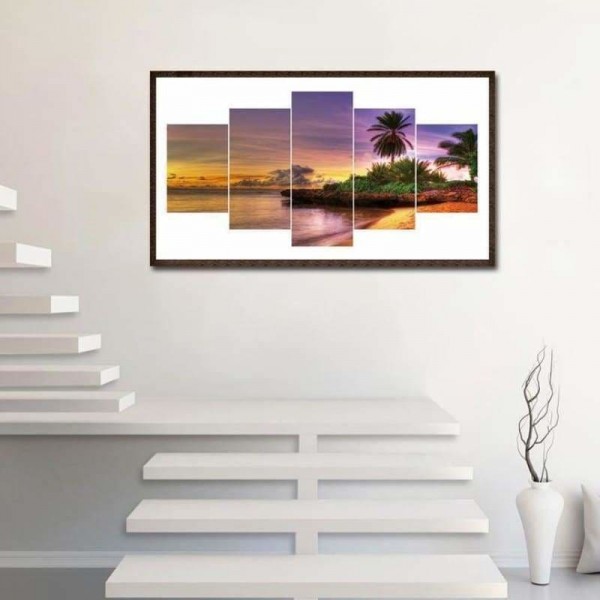 Volledige boor - 5D DIY Diamond Painting Kits Multi Panel Landscape