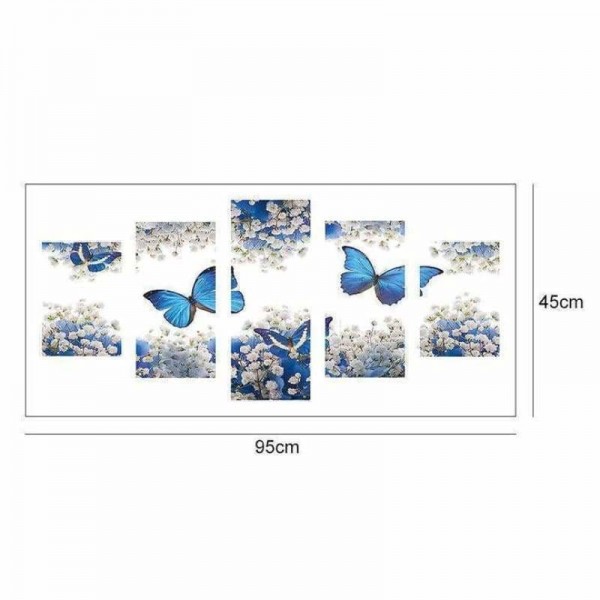 Volledige boor - 5D DIY Diamond Painting Kits Multi Panel Butterfly
