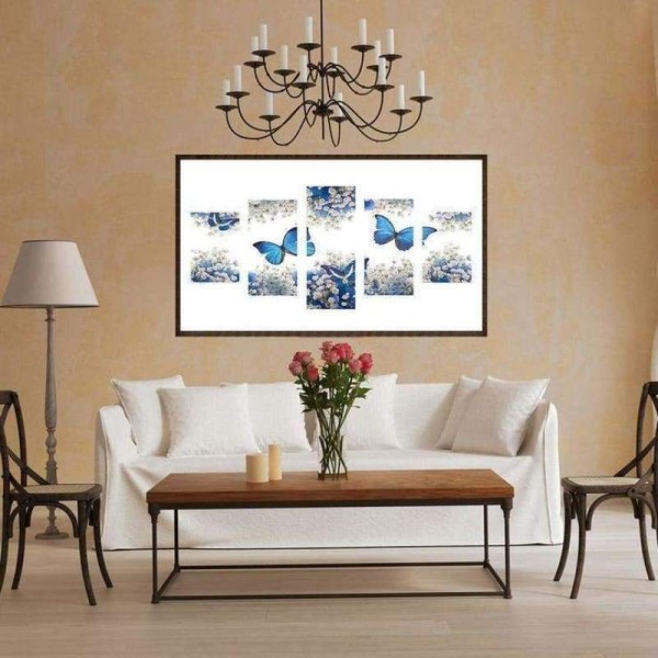 Volledige boor - 5D DIY Diamond Painting Kits Multi Panel Butterfly