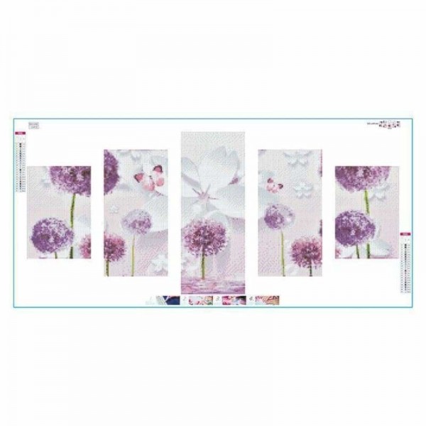 Volledige boor - 5D DIY Diamond Painting Kits Artistiek Multi Panel Paardebloem