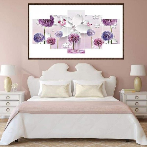 Volledige boor - 5D DIY Diamond Painting Kits Artistiek Multi Panel Paardebloem