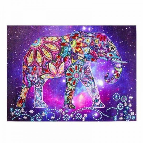 Volledige boor - 5D DIY Diamond Painting Kits Fantastic Special Elephant
