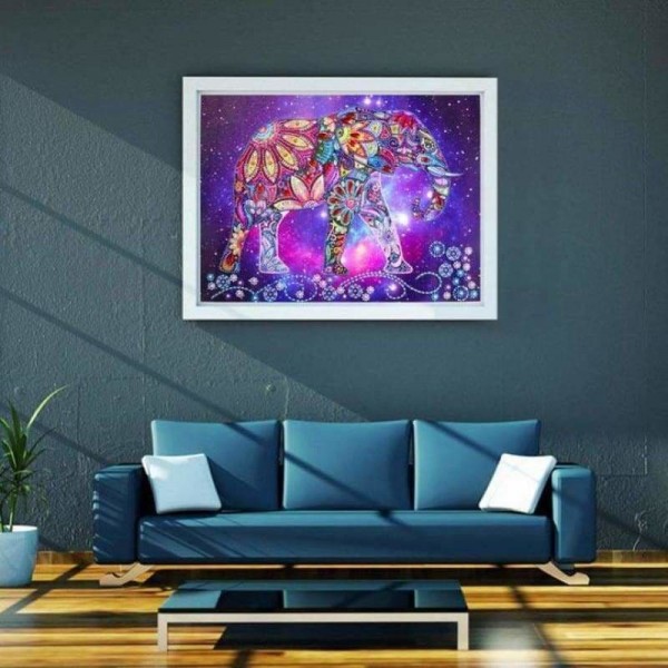 Volledige boor - 5D DIY Diamond Painting Kits Fantastic Special Elephant
