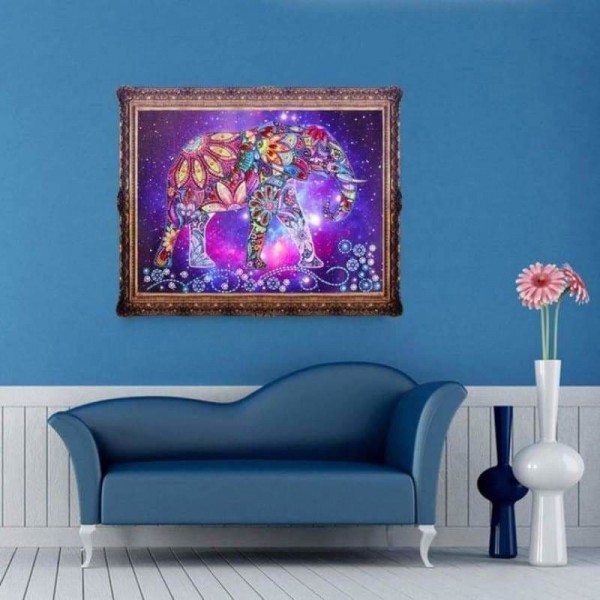 Volledige boor - 5D DIY Diamond Painting Kits Fantastic Special Elephant