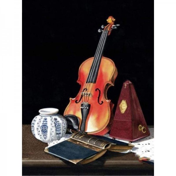 Volledige boor - 5D DIY Diamond Painting Kits Muziek Gitaarboek