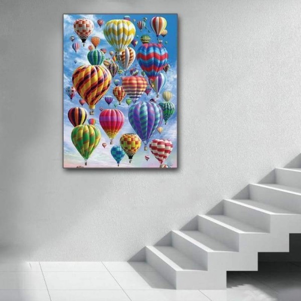 Volledige vierkante boor Heteluchtballon Volledige boor - 5D Diy Diamond Painting Kits NA0600