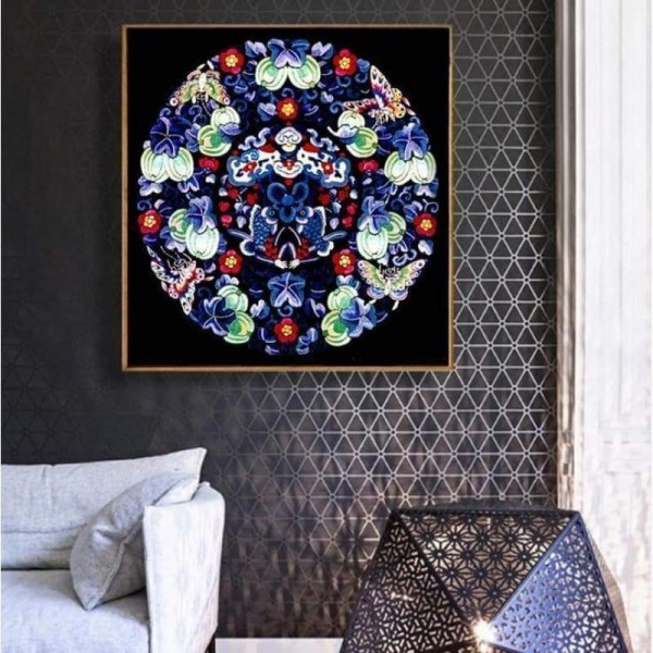 Volledige boor - 5D DIY Diamond Painting Kits Beautiful Lotus