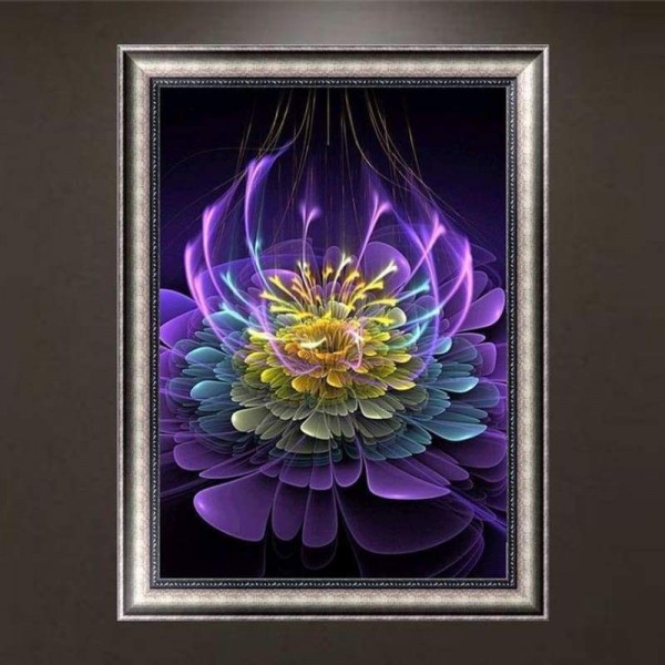 Volledige boor - 5D DIY Diamond Painting Kits Lichte lotusbloem
