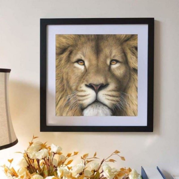 Portrait van een leeuw