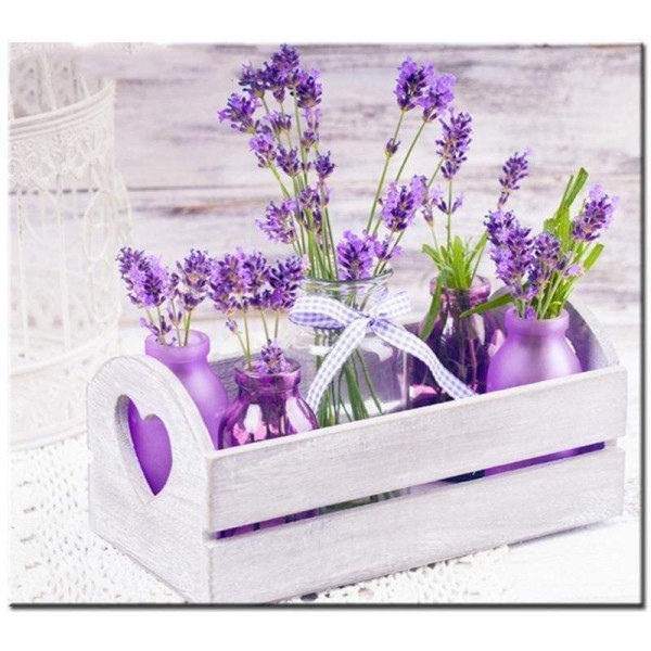 Volledige boor - 5D DIY Diamond Painting Kits Purple Lavender