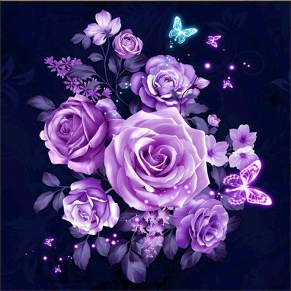 Speciale goedkope lavendelbloemen volledige boor - 5D Diy Diamond Painting Kits