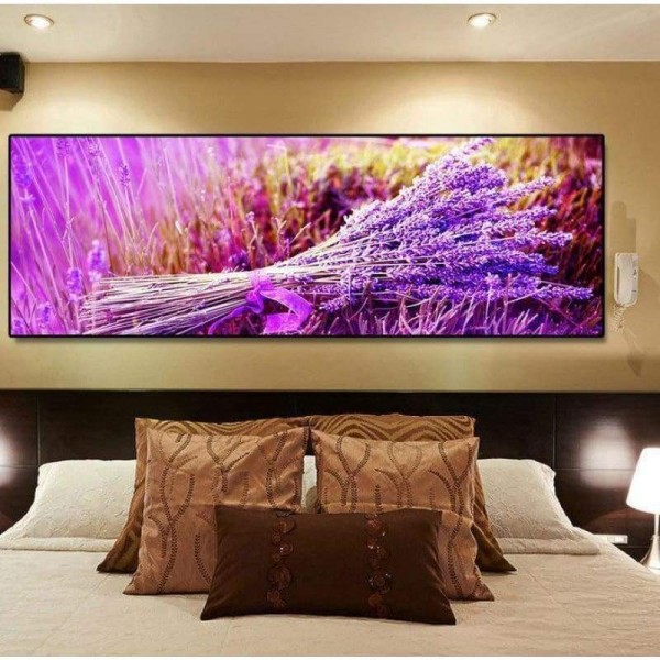 Volledige boor - 5D DIY Diamond Painting Kits Lavendelboeket