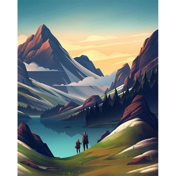 DIY Diamond Painting - Landschappen PIX-2159