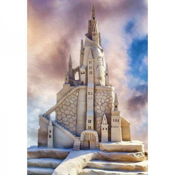 Volledige boor - 5D DIY Diamond Painting Kits Fantasy Grand Castle
