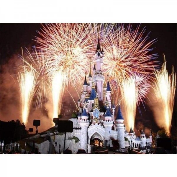 Volledige boor - Dream Castle Volledige boor - 5D Diy Diamond Painting Kits NA0038