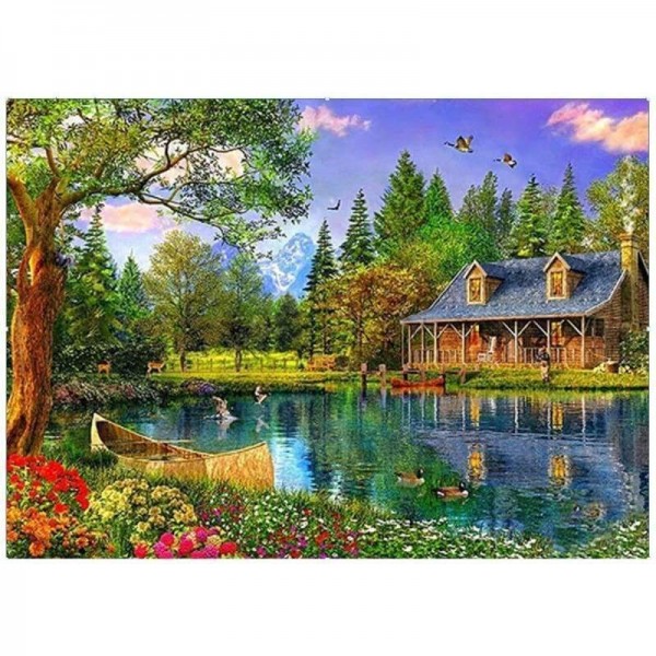 Nieuwe Hot Sale Dream Cottage Full Drill - 5D Diy Diamond Painting Kits