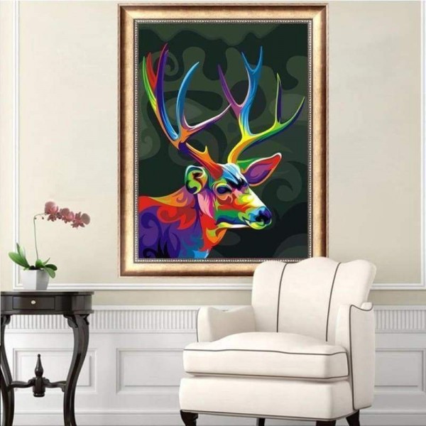 Speciale Herten Volledige Boor - 5D DIY Mozaïek Diamant Schilderij Kits