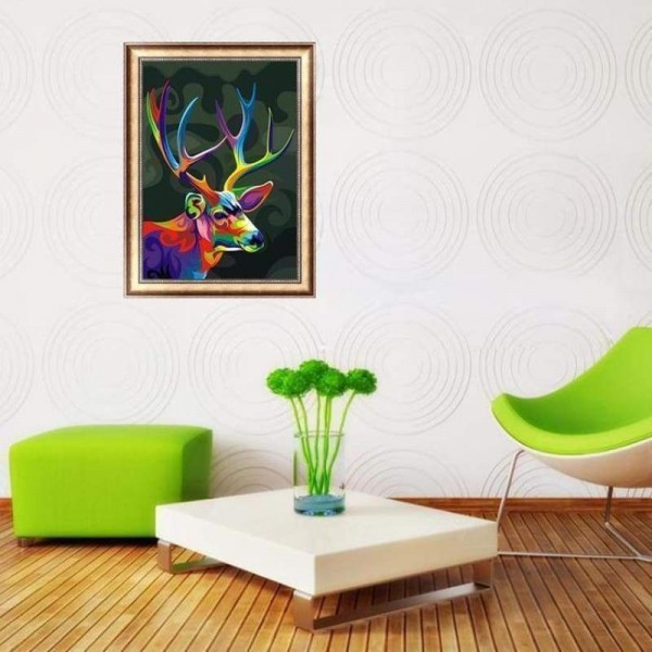 Speciale Herten Volledige Boor - 5D DIY Mozaïek Diamant Schilderij Kits