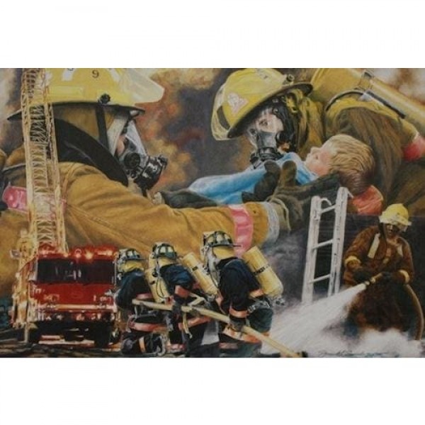 DIY Diamond Painting - Brandweerman Brandweerman PIX-1249