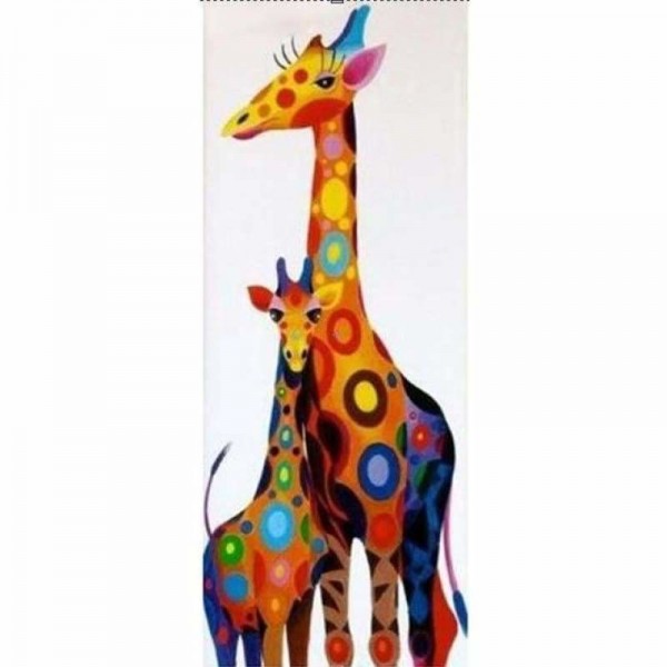 Moderne giraffe kunst