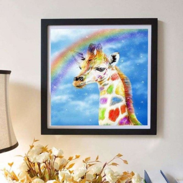Regenboog giraffe