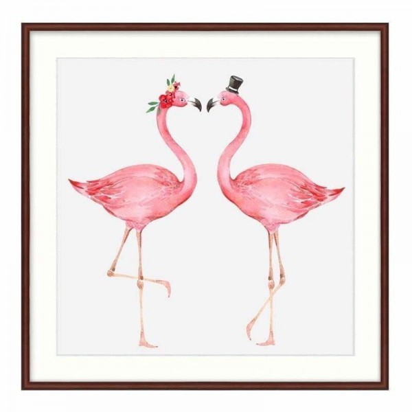 Meneer en mevrouw flamingo