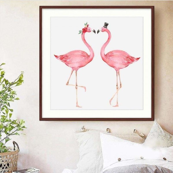 Meneer en mevrouw flamingo