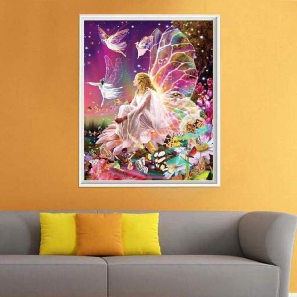 Volledige boor - 5D DIY Diamond Painting Kits Fantasy Dream Butterfly Fairy