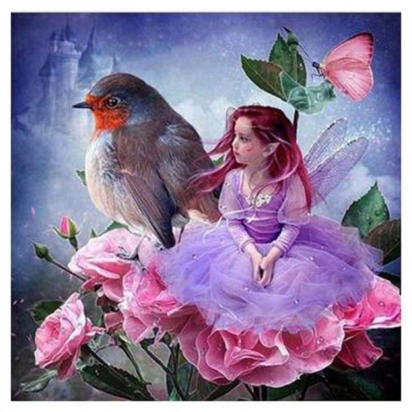 Nieuwe Fairy Portrait Pattern Diy Full Drill - 5D Full Diamond Painting Kits QB5940