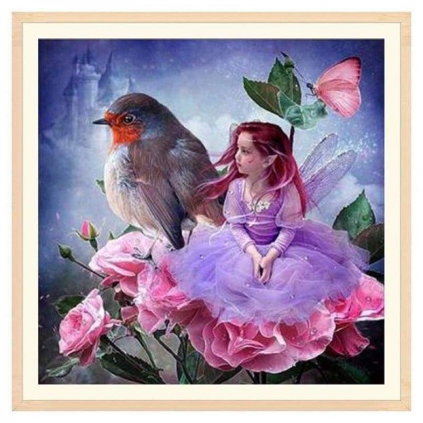 Nieuwe Fairy Portrait Pattern Diy Full Drill - 5D Full Diamond Painting Kits QB5940