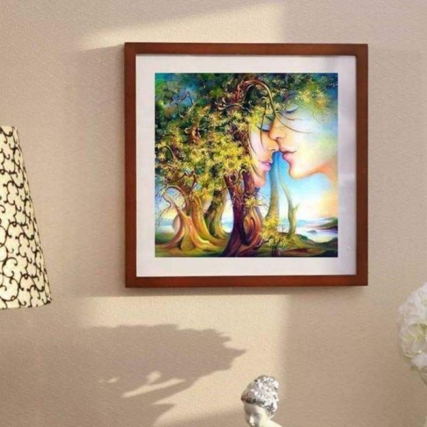 Full Drill - 5D DIY Diamond Painting Kits Cartoon Fantasy Romantic Trees Lover