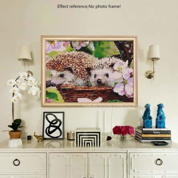 Egeltjes in een mand