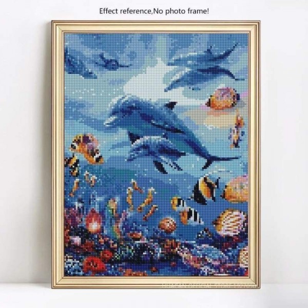 Dream Sea Animal Dolphin Full Drill - 5D Diy Diamond Painting Kits