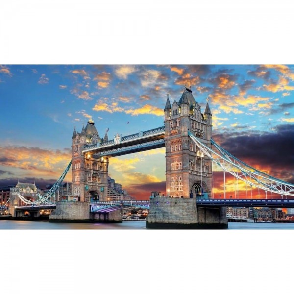 DOUBLE Tower Bridge 2- Full Vorm steentjes Diamond Painting