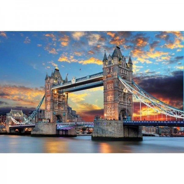 Volledige boor - 5D DIY Diamond Painting Kits Beautiful London Bridge