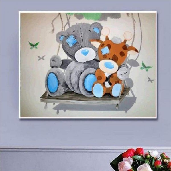 Nieuwe Hot Sale Schattige Beer Gift Volledige Boor - 5D Diy Diamond Painting Kits