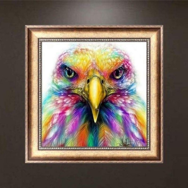 Volledige boor - 5D DIY Diamond Painting Kits Pretty Colorful Eagle