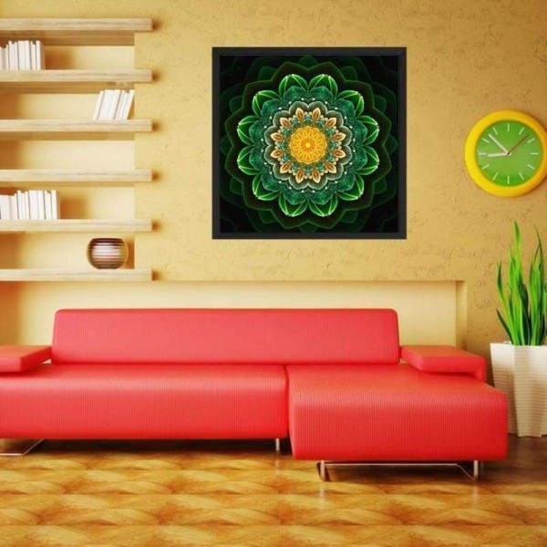Hot Sale Crystal Abstracte Mandala Volledige Boor - 5D Diy Diamond Painting Kits BQ5001