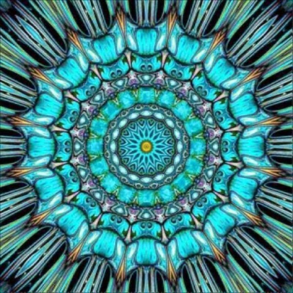 Volledige vierkante moderne kunst abstracte mandala patroon volledige boor - 5D diy diamant schilderij kits